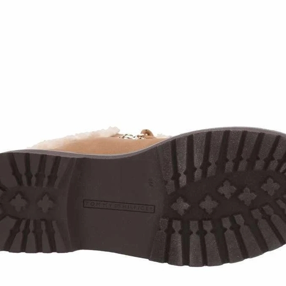 Tommy Hilfiger Brown Shearling Ankle Boots - Picture 5 of 5